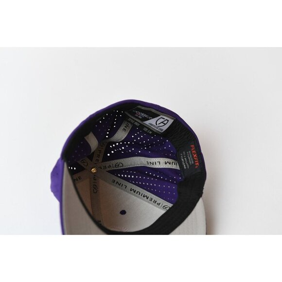 Philadelphia Phillies Fitted Hat S/M Purple Premium Line Brand Flexfit - Picture 4 of 7